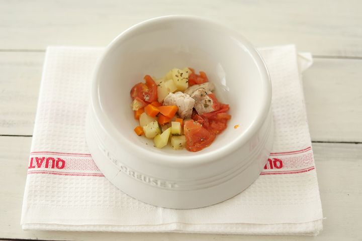 オレガノ入りポークのトマト煮