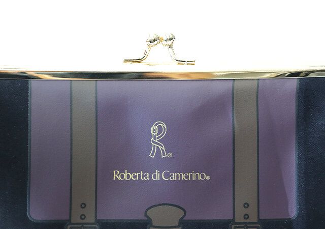 グロー付録ロベルタ ディ カメリーノポーチレビューゴールドロゴ