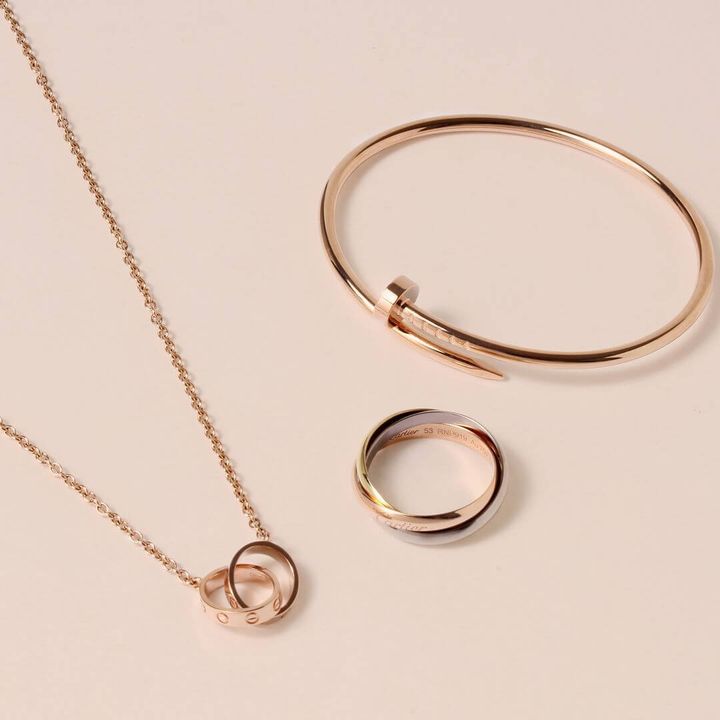 さまざまなカルティエのジュエリー