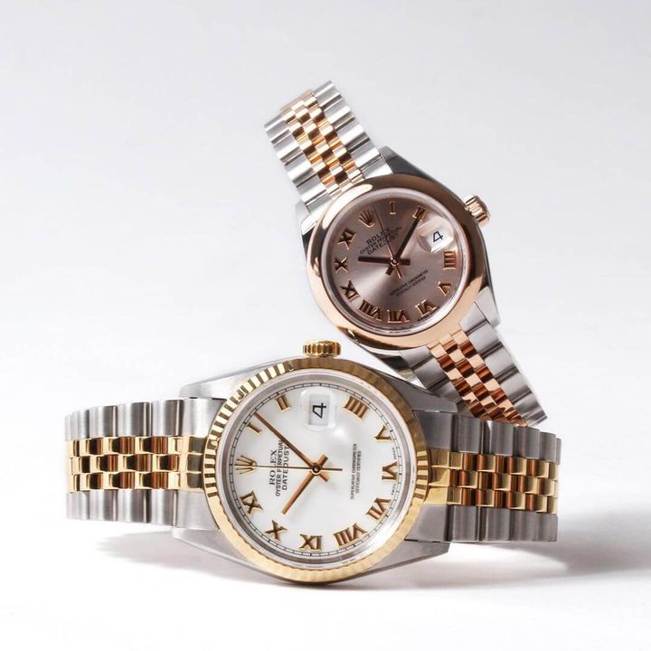 カラーの異なるロレックスの時計