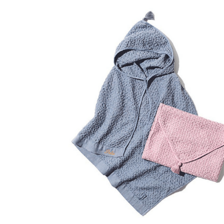 双子のおすすめ出産祝い マールマール フード付きタオル
