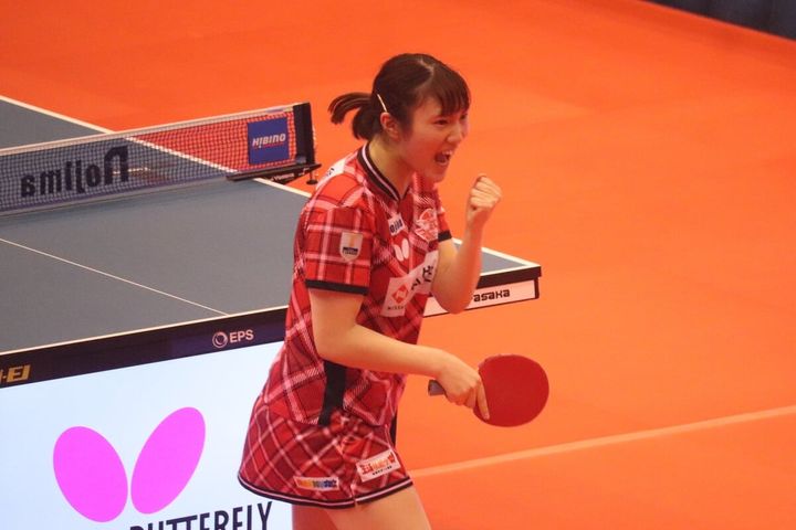 日本生命レッドエルフの笹尾明日香 撮影：SPREAD編集部