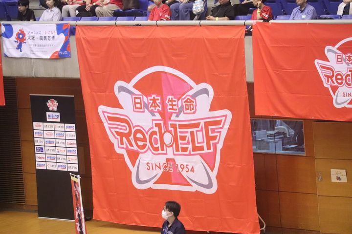 浦安市で初開催された日本生命レッドエルフの公式戦 撮影：SPREAD編集部