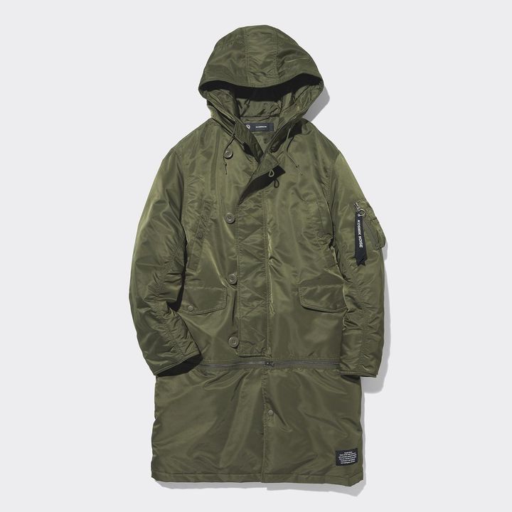 画像: 【GU× UNDERCOVER】ヒートパデッドコンバーチブルコート ¥9,990 出典：GU