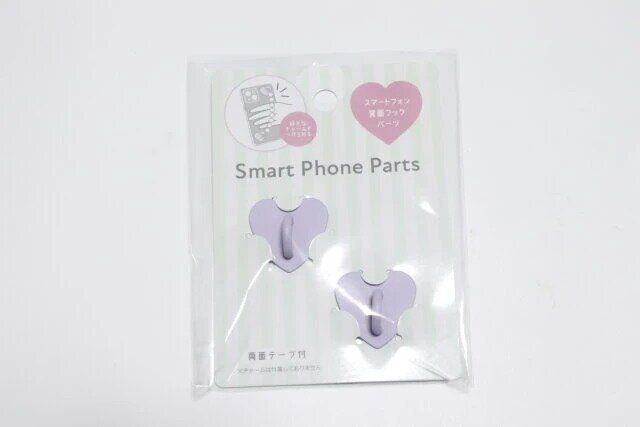 ダイソーの4528 背面フックパーツ カラーハート 2Pのパッケージ