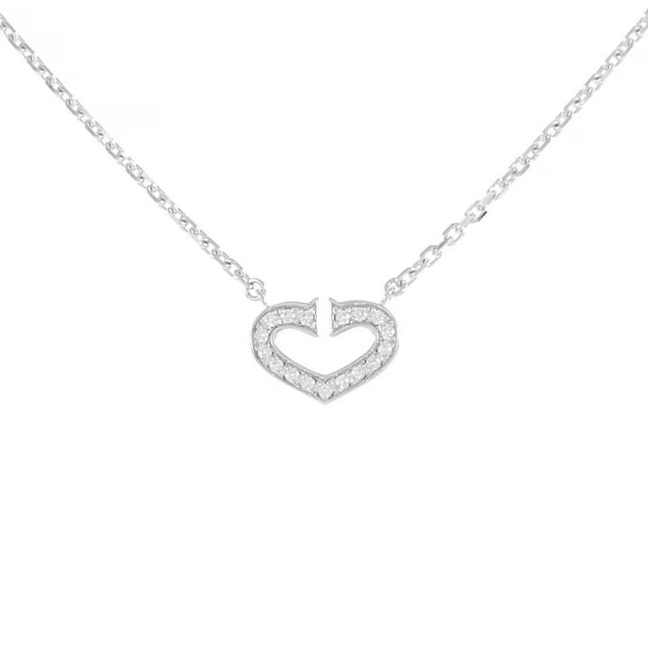 カルティエのCハート ネックレス