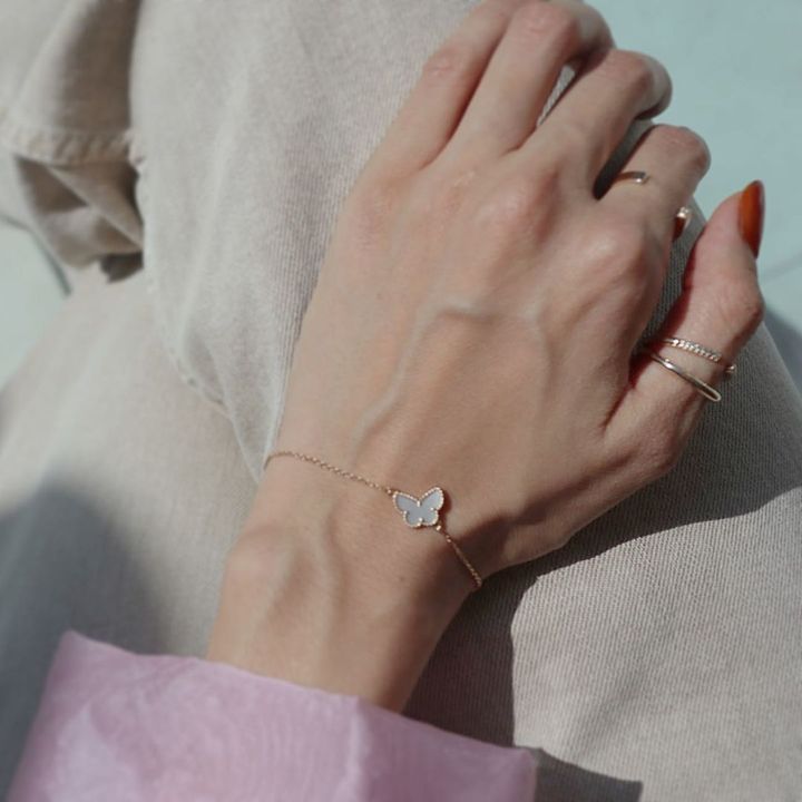 可愛らしいヴァンクリのブレスレット