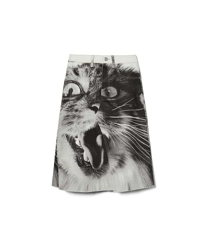 画像: 【Tory Burch】「キャットプリント デニムスカート」 ￥70,400（税込）