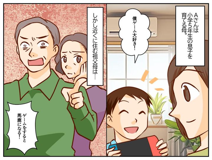 画像1: 祖父母の主張「ゲームは馬鹿になる！」