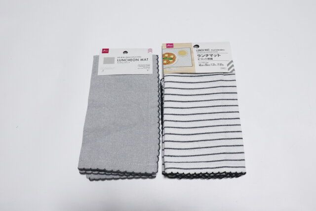 ダイソー ランチョンマット ランチマット ピコット刺繍 パッケージ