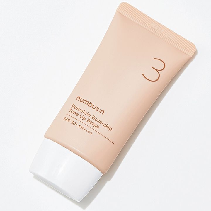 ナンバーズイン 3 ポーセリン ベーススキップ トーンアップ ベージュ