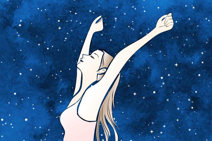 夜、寝る前に深呼吸してみよう