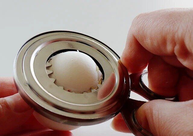 ダイソー エッグオープナー 使用例