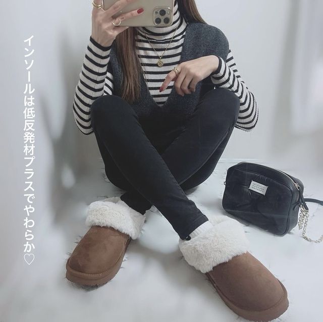 ウォームムートンタッチスリッパ2