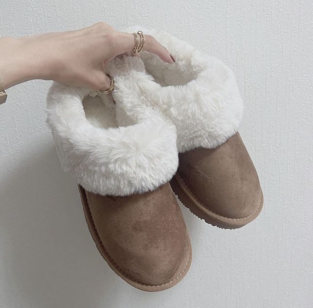 ウォームムートンタッチスリッパ1