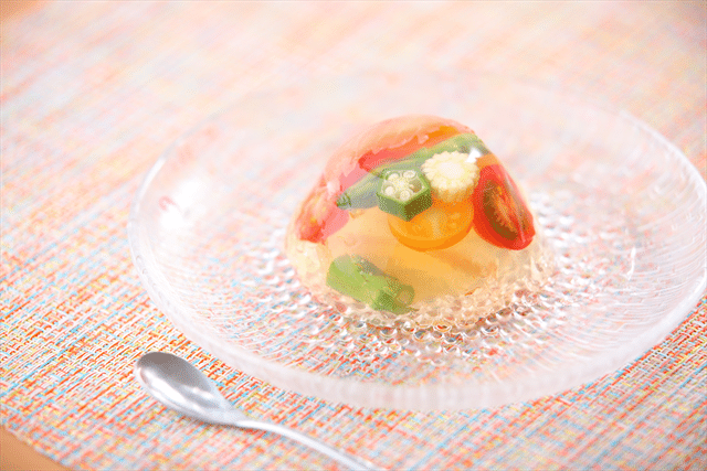 サラダのゼリー寄せ