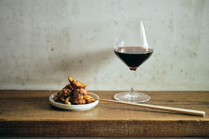 こっくりと食べ応えのある“ラムとさつまいものクミン炒め”