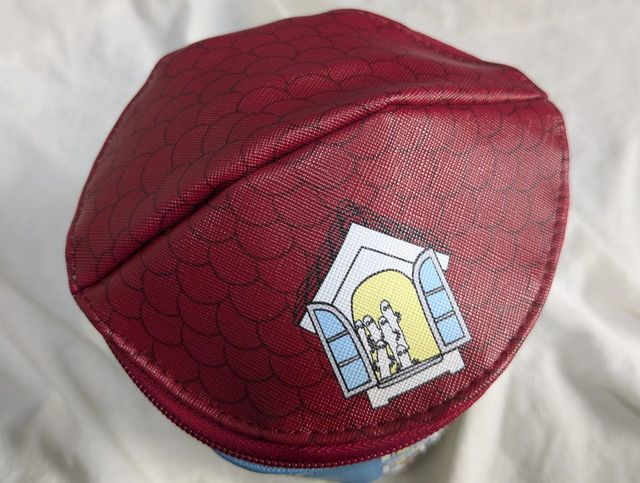 ムーミンポーチ上から見たデザイン