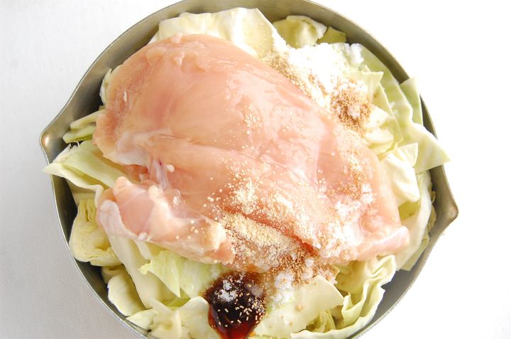 キャベツと鶏肉