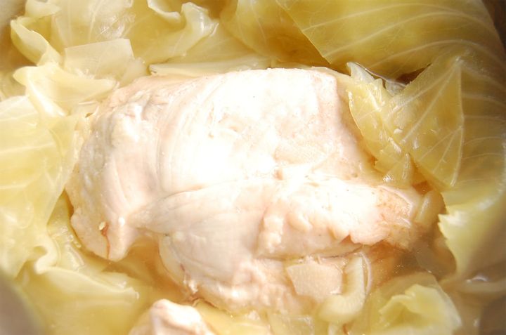 キャベツと鶏肉