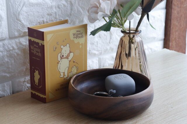 セリア セリア ヴィンテージ風ブック型BOX プーさん インテリア