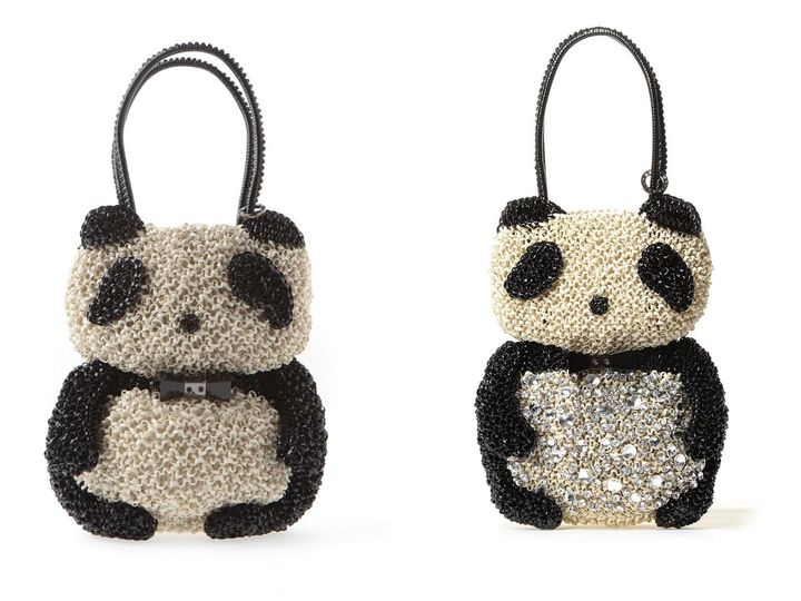 画像: 左「アニマーレ パンダ」[縦25×横20×マチ9cm]￥121,000、右「アニマーレ パンダ」[縦25×横20×マチ9cm]￥181,500 出典：アンテプリマ