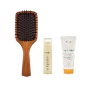 ミニ パドル ブラシ ハンド&リップケア セット