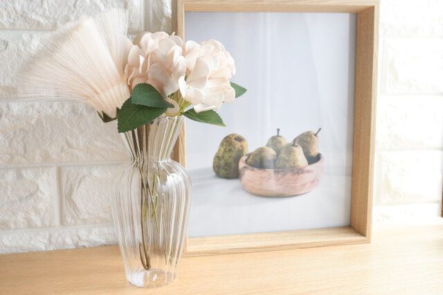 ダイソー ガラスフラワーベース（G） インテリア
