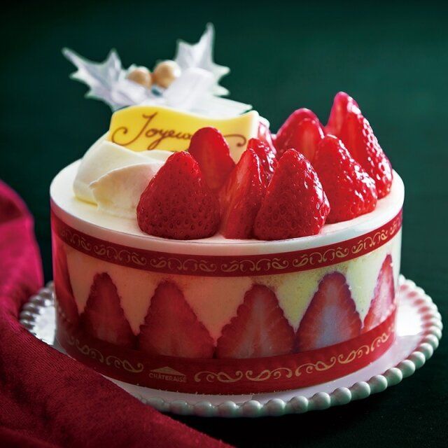 シャトレーゼ Xmasプレミアム苺デコレーション14cm