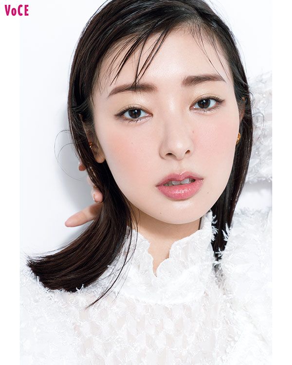 面長のチークの入れ方3. 完成