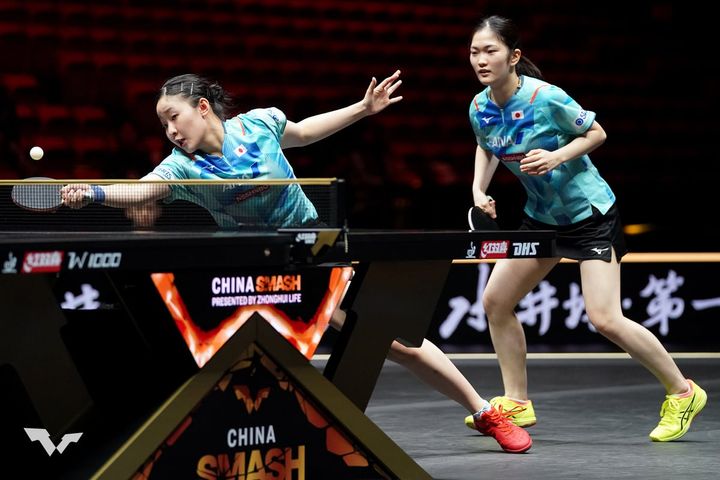 張本美和、木原美悠（C）WTT