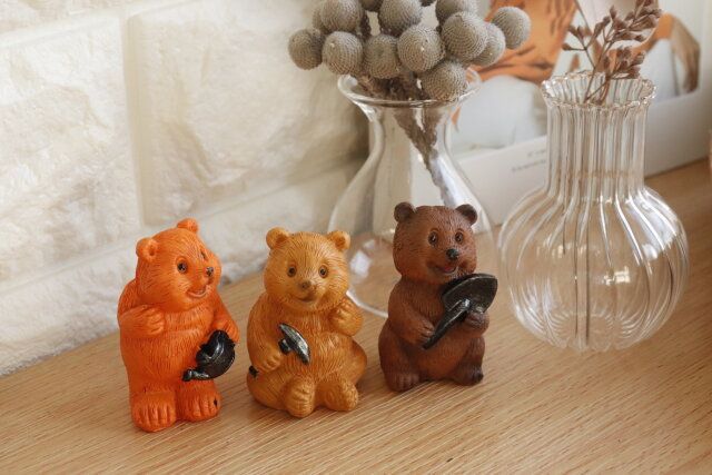 ダイソー アニマル置物（くま） インテリア