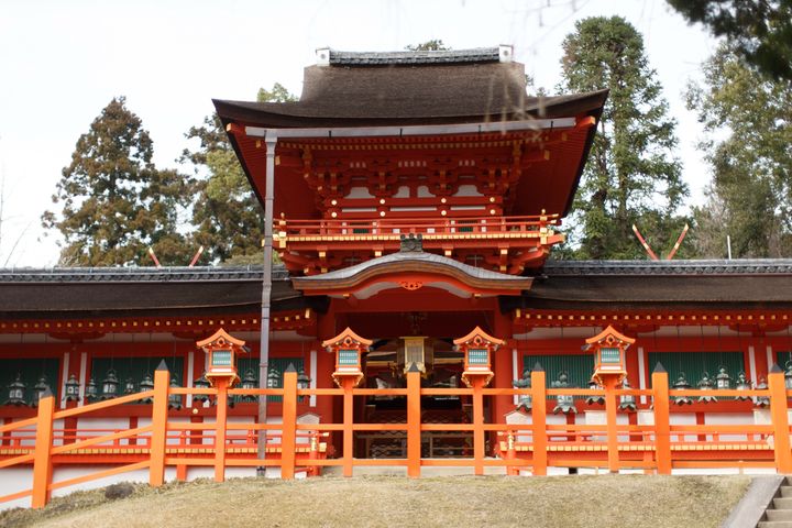 中門と御廊（いずれも重要文化財