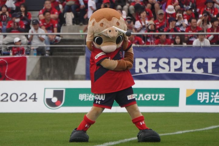 いわきFCの動けるかわいいマスコット！Qoly編集部が撮影したハーマー＆ドリーの写真を公開