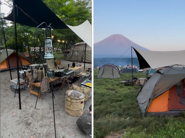 たった5分で設営可能！総重量”3kg”の超軽量テントが優秀すぎる！