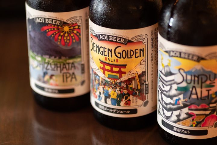 「ボトルビール」各500円