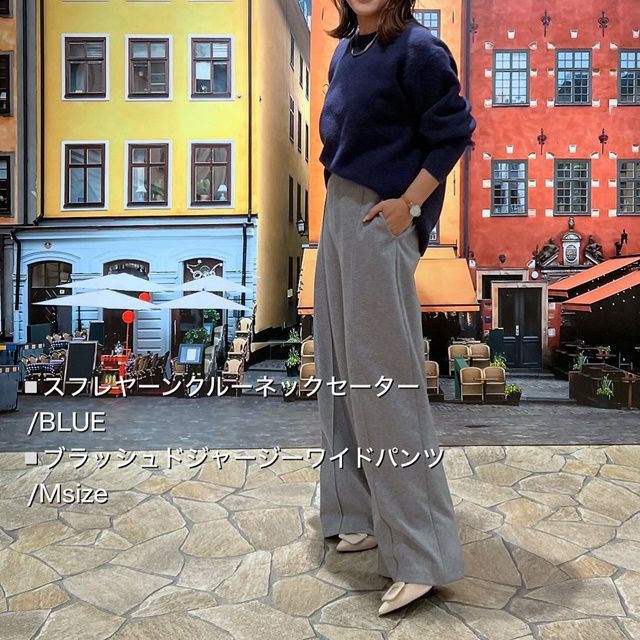 UNIQLO「スフレヤーンクルーネックセーター」