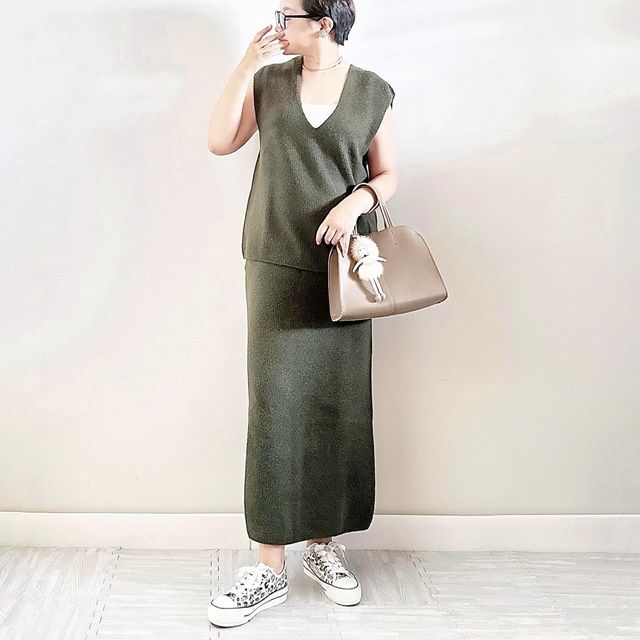 UNIQLO「3Dスフレヤーンスカート」