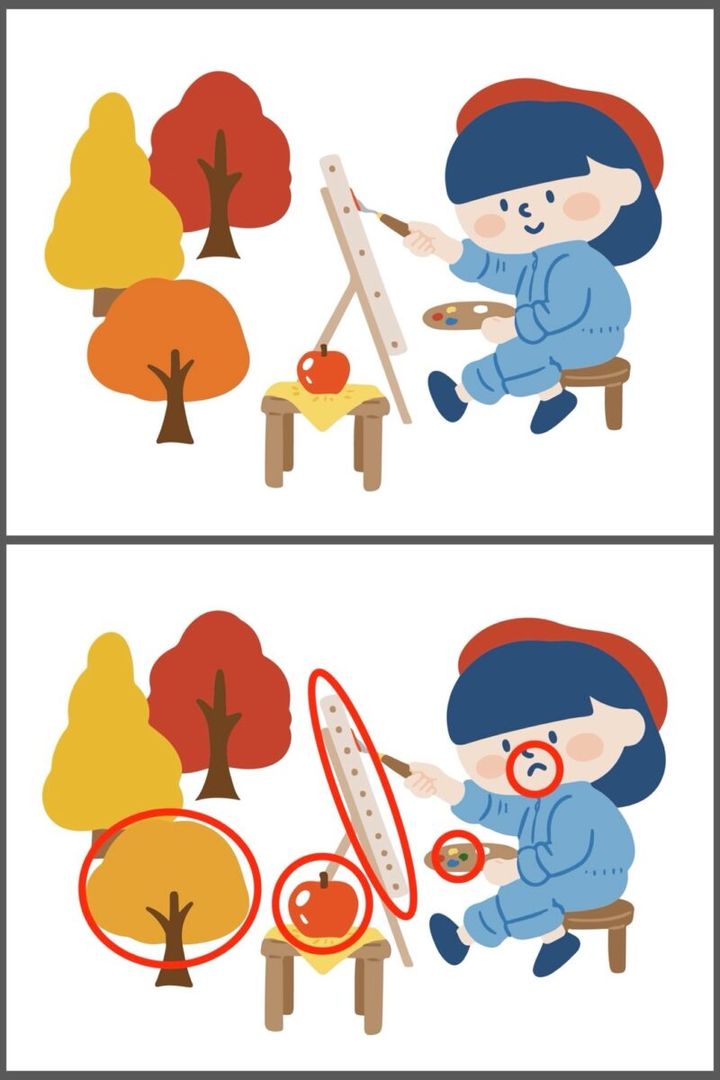 脳活 間違い探し