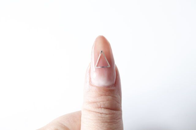 ダイソー ネイルアートパーツ（フレーム） 使用例