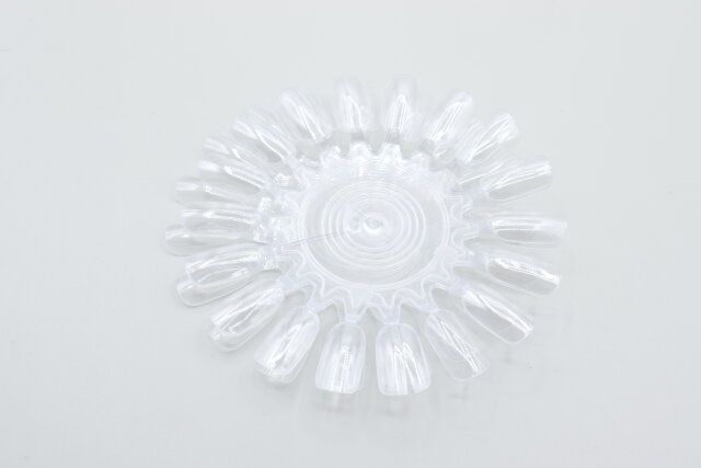 セリア ネイルカラーチャート丸型3Pクリア