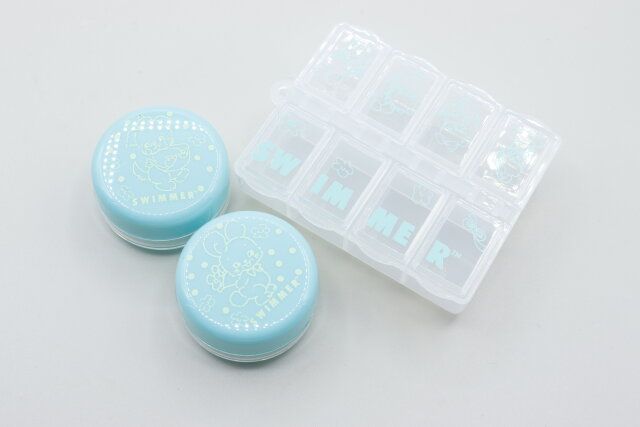 セリア SWIMMER クリームケース 2P SWIMMER ピルケース