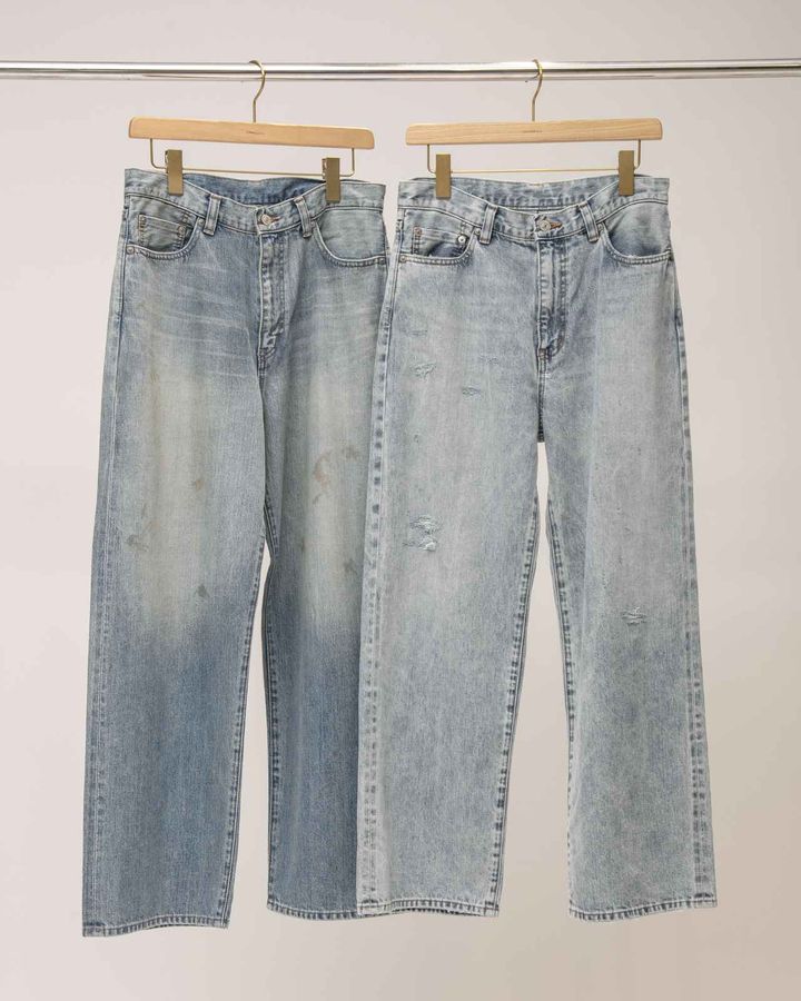 画像: 「SELVEDGE DENIM WIDE JEANS」各￥29,700 出典：ジョンブル