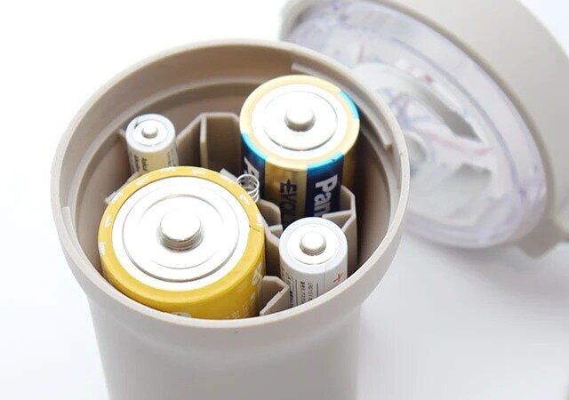 キャンドゥ 電池を選ばない懐中電灯 使用例