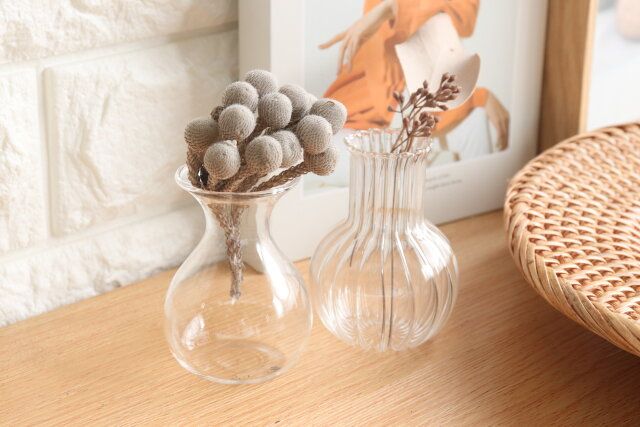 ダイソー ガラスフラワーベース 使用例