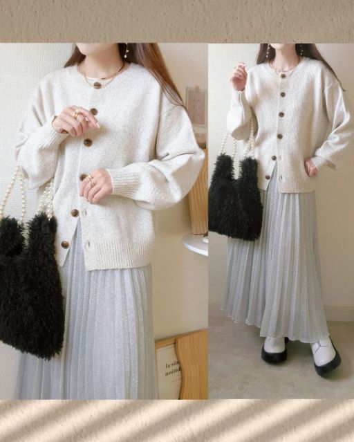 TANW5GクルーCDを着ているコーデ