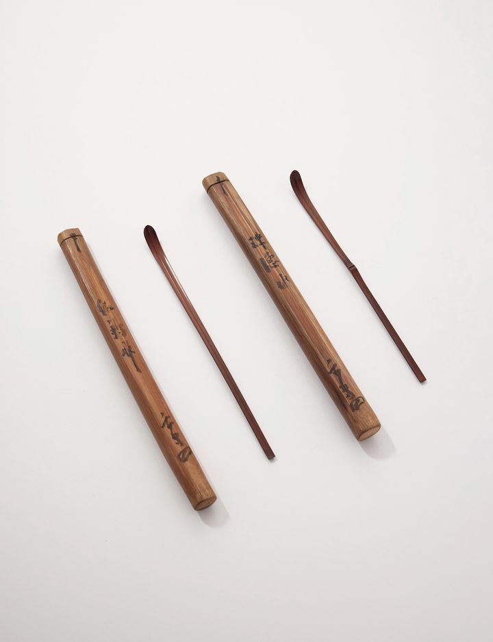 「武野紹鷗と珠徳の茶杓」