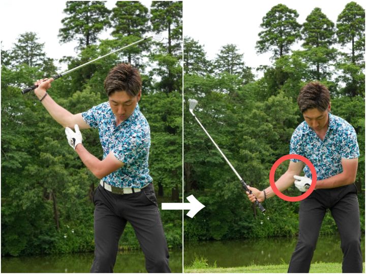 ダフる人は「体が右に傾いている」のが原因！解消する方法を解説