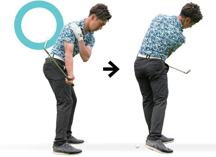 ダフる人は「体が右に傾いている」のが原因！解消する方法を解説