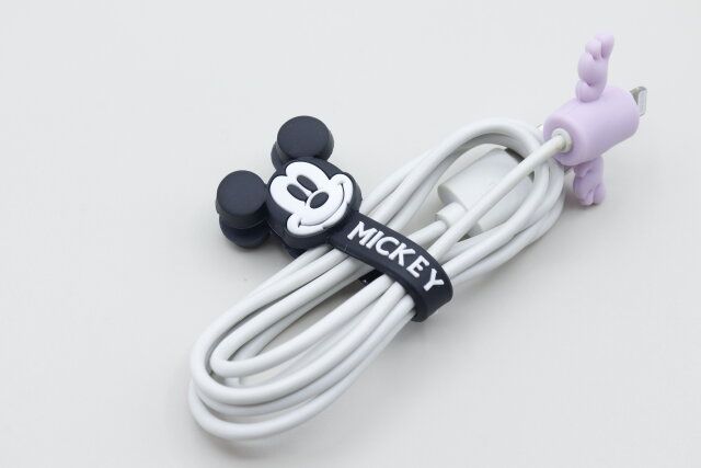 セリア ケーブルクリップ 2P ミッキーマウス
